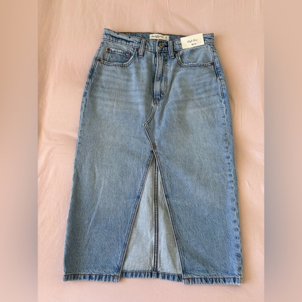 Blue Denim Skirt - Abercrombie